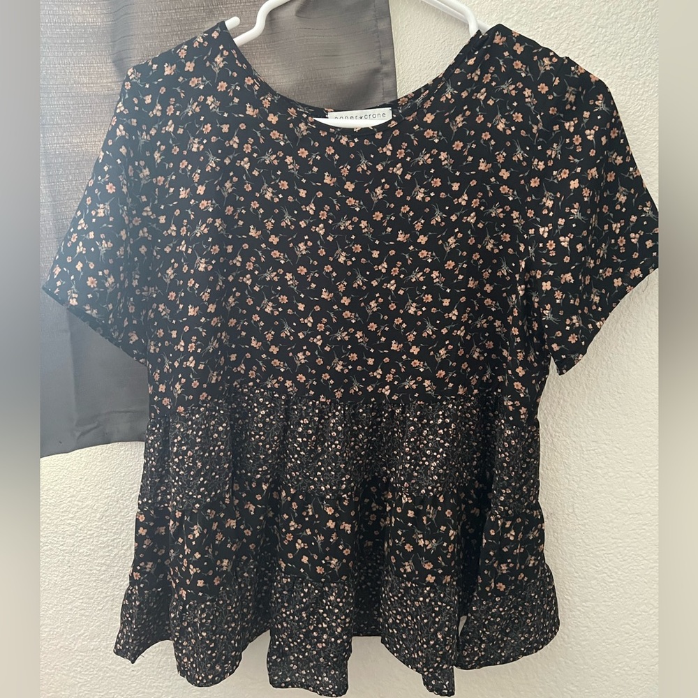 Floral summer shirt